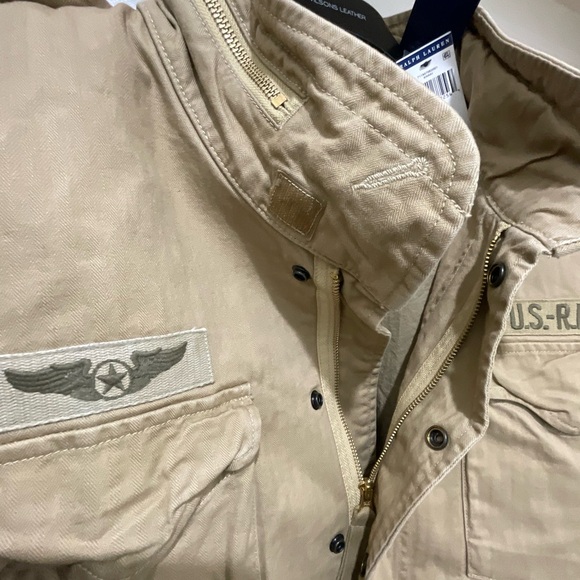 Polo Ralph Lauren Khaki Military Field Jacket XXB new with tags. - Picture 11 of 14